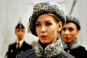 Russian Army Women Soldier