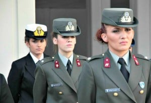 greek army women officers