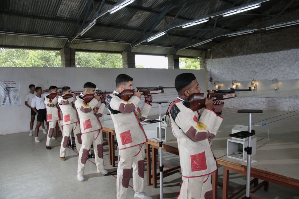 NDA Cadets Rifle Training