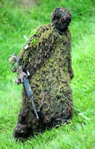 Indian Army Sniper In Suit