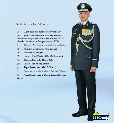 Dress No 2A Summer Ceremonial (For Air Officers, AAs, DAs, SOs)
