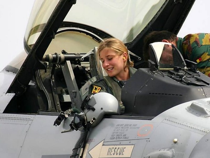 Belgian F-16 Female Pilot