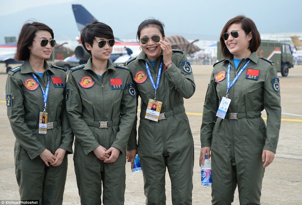 Chinese Female Fighter Pilots