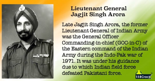 Lieutenant General Jagjit Singh Arora