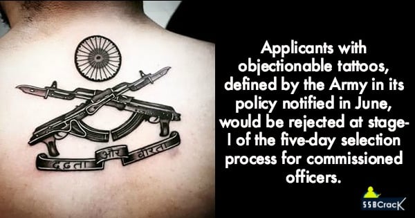 indian army tattoos policy