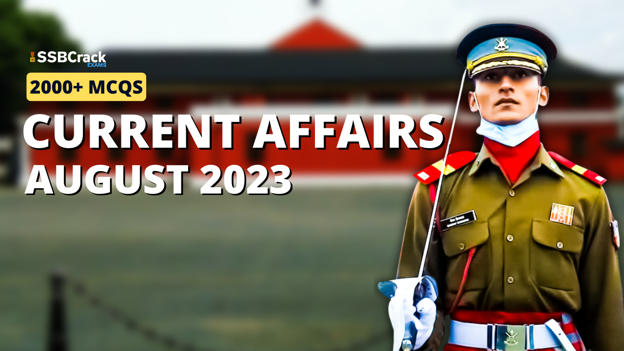 Current Affairs Mcqs August For Nda Cds Afcat Defence Exams