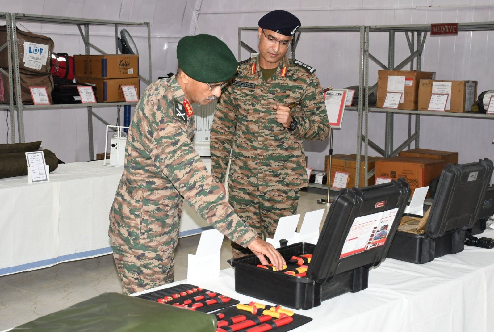 Lt Gen Mv Suchindra Kumar Reviews Operational Preparedness At Field