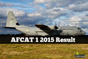 AFCAT 1 2015 Result