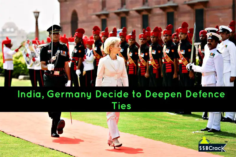 India, Germany Decide to Deepen Defence Ties