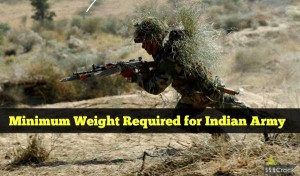 indian army weight
