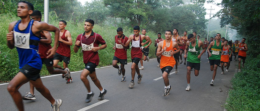 NDA Cadets Running