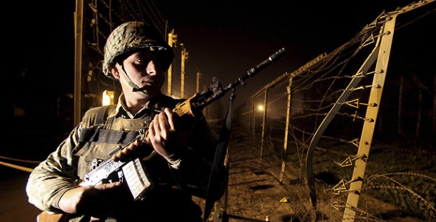 Indian Army at Border in Night