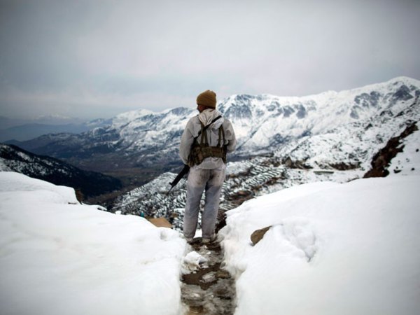 Indian Army in Winter Border