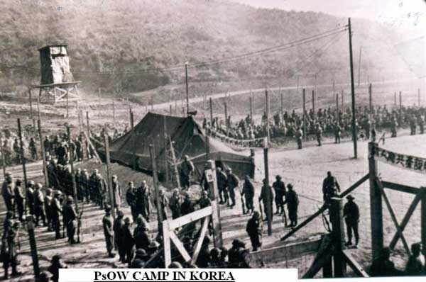 POW camp in korea