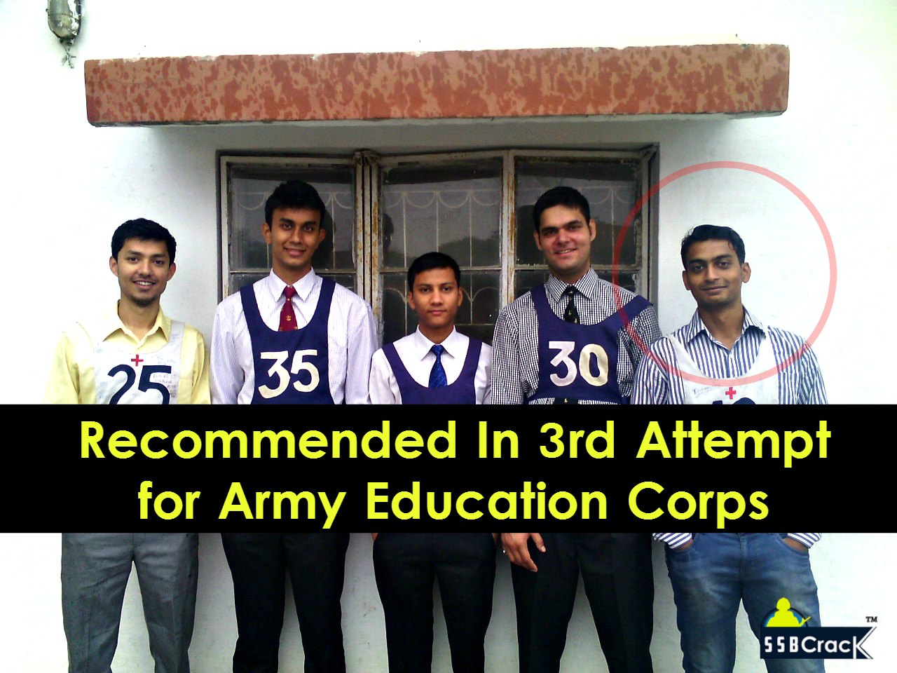 Recommended In 3rd Attempt for Army Education Corps