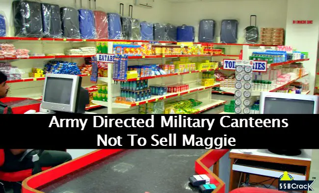 csd canteen not to sell maggie