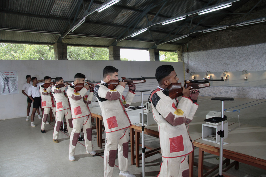 NDA Cadets Rifle Training