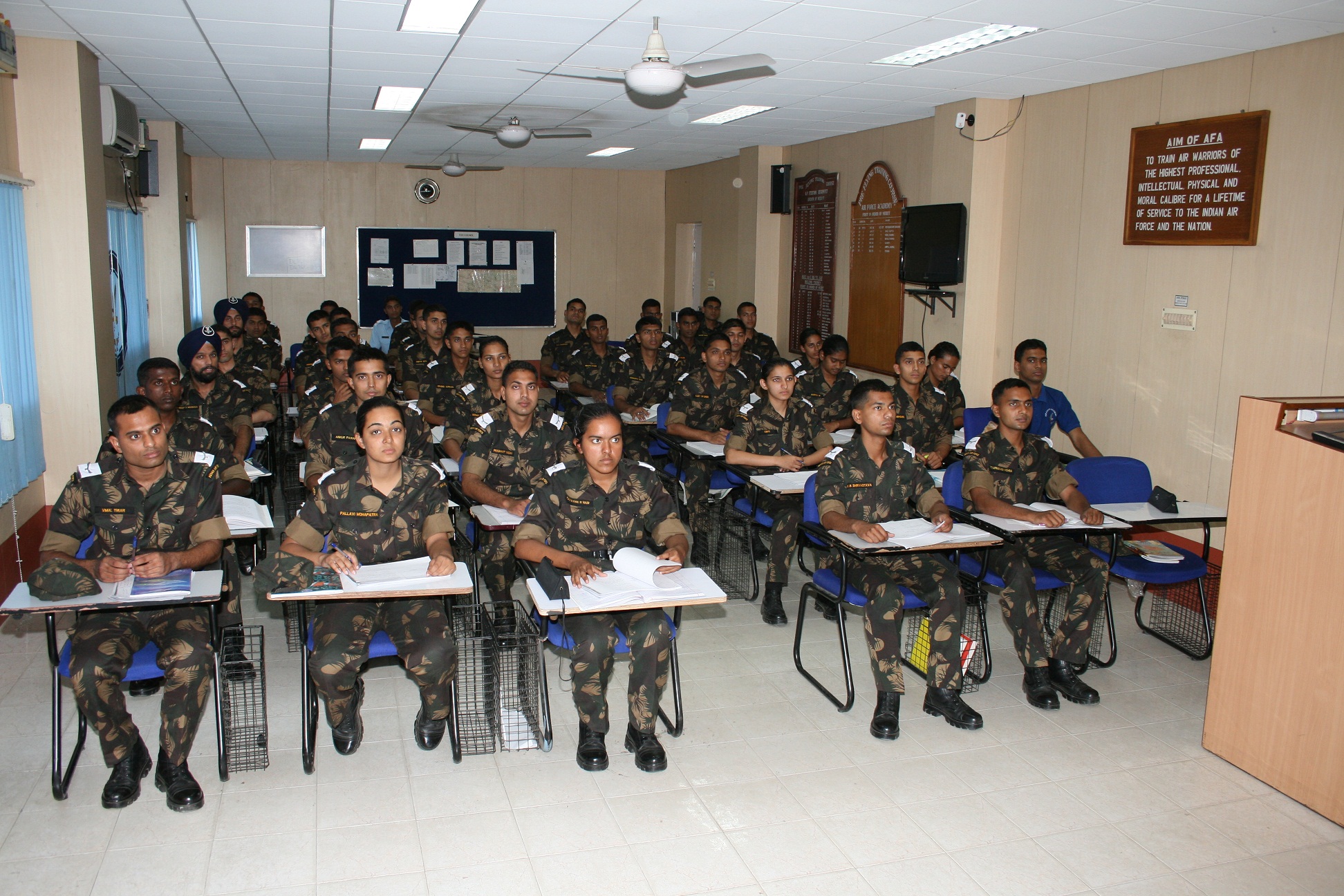 Indian Air Force Academy Classroom