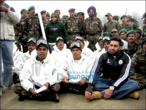 Abhishek Bachchan with Indian Army