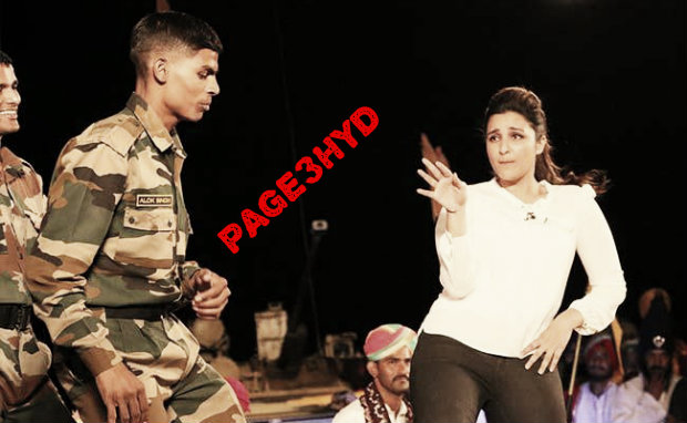 Parineeti Chopra with Indian Army