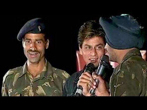 Shah Rukh Khan with Indian Army