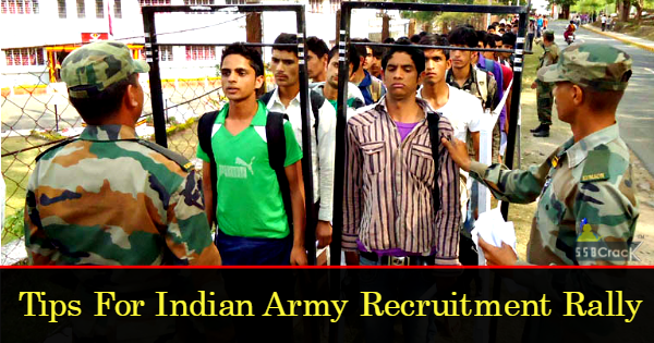 Tips For Indian Army Recruitment Rally