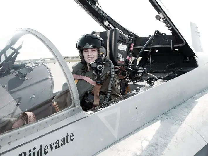 Canadian CF-18 Female Fighter Pilot