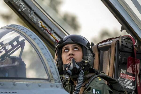 Fighter Pilot Aysha. Pakistan Air Force.