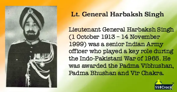 Lt. General Harbaksh Singh