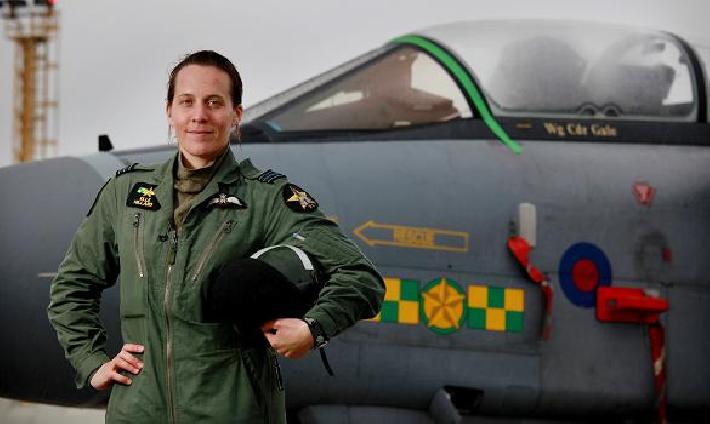 Squadron Leader Elle Hillard is a woman in a man’s world as she flies her Tornado bomber into combat