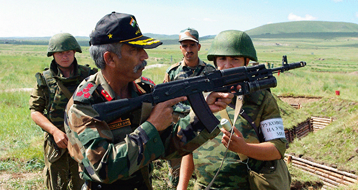 Indo-Russian joint training exercise
