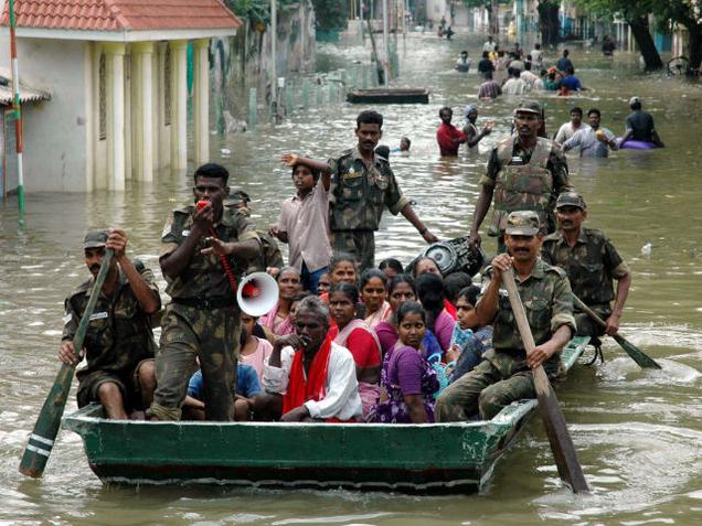 Indian army chennai flood 10