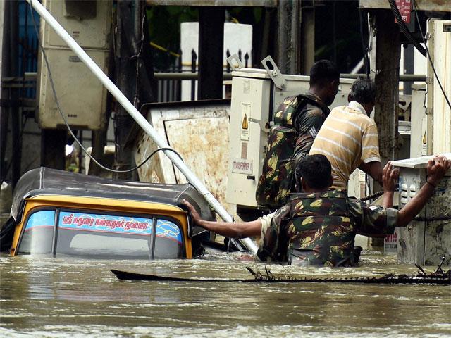 Indian army chennai flood 7