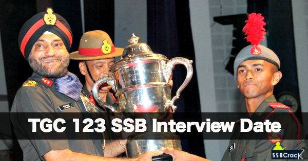 TGC 123 SSB Interview Date