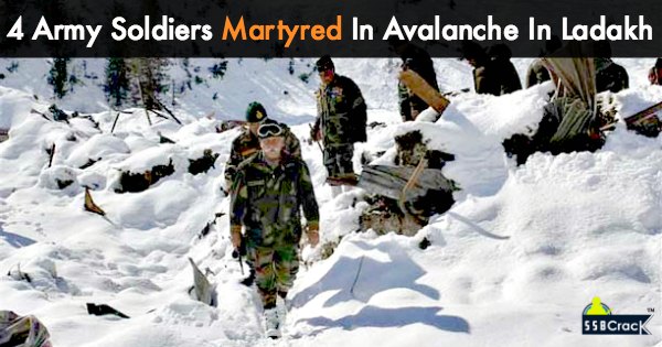 4 Army Soldiers Martyred In Avalanche In Ladakh