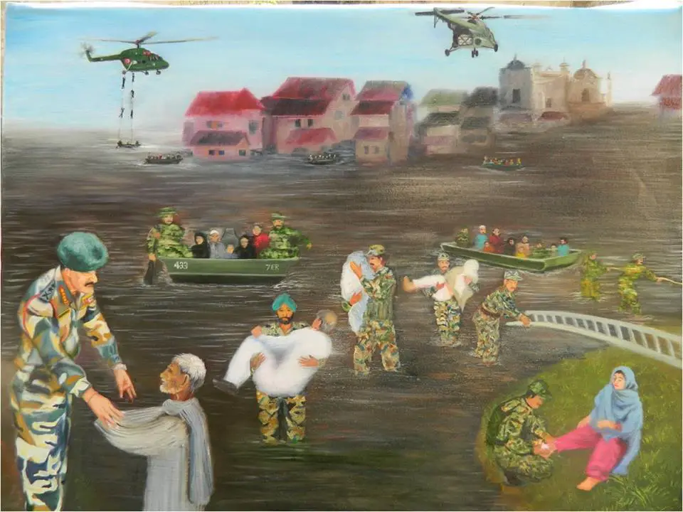 Indian Army Paintings By Kids 7