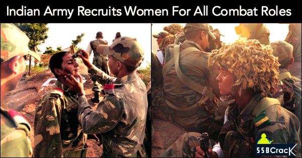 Indian Army Recruits Women For All Combat Roles