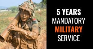 5 Years Mandatory Military Service Proposed For Civil Service Aspirants