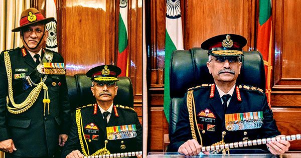 General Manoj Mukund Naravane Takes Over As 28th Army Chief