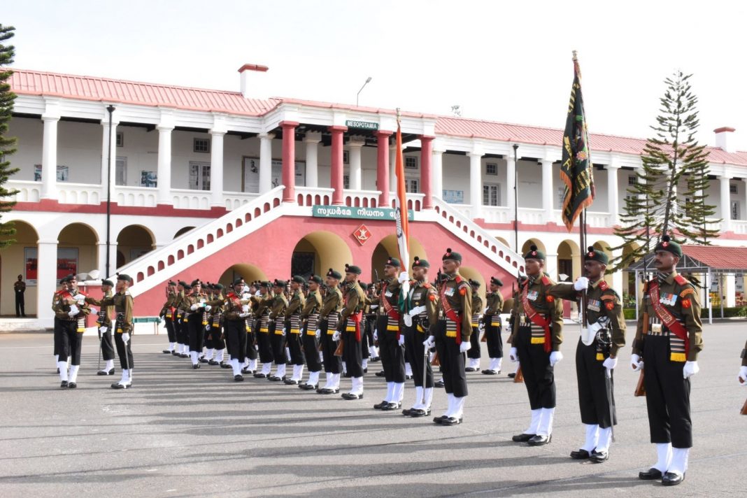 Madras Regiment Recruits Passing Out Parade At The Madras Regimental ...