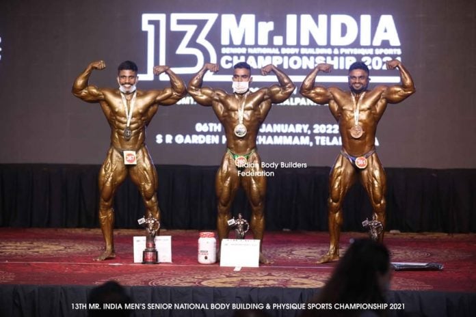 Sep Anish Kumar Indian Army AMC Centre Won Silver Medal in 13th Mr. India