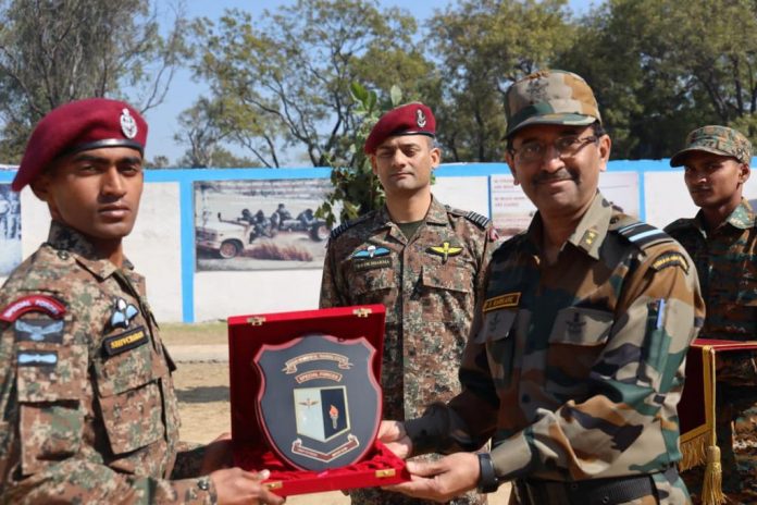 Maroon Beret Ceremonial Parade Held At Garud Regimental Training Centre