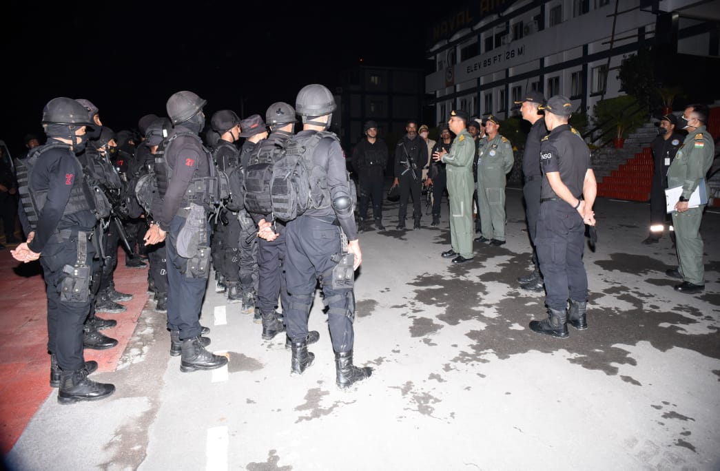 Joint Security Exercise at Port Blair Airfield