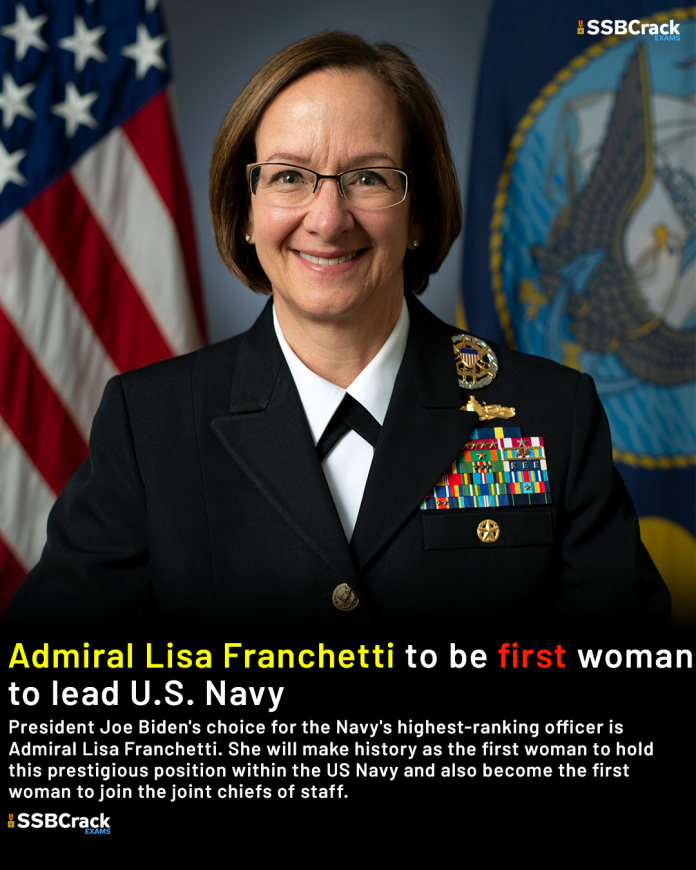 Admiral Lisa Franchetti, First Woman to Lead U.S. Navy