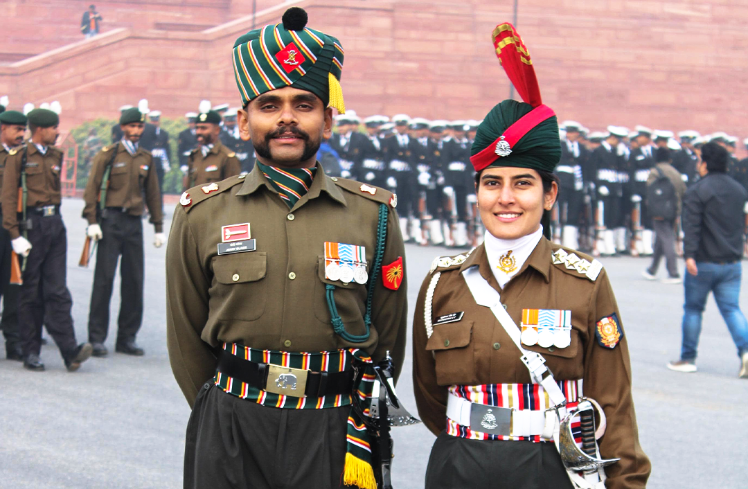 First Army Couple To Lead Together On The Republic Day   Army Couple 