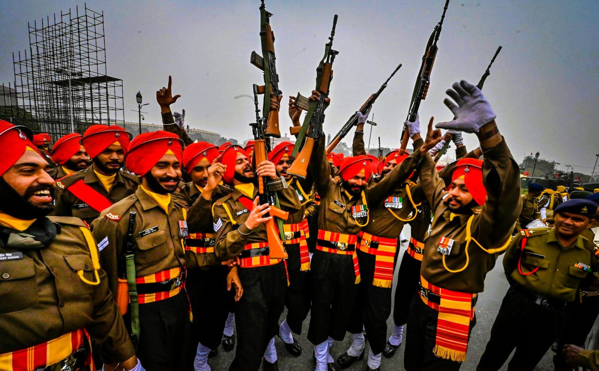 Sikh Regiment Wins Best Marching Contingent Award