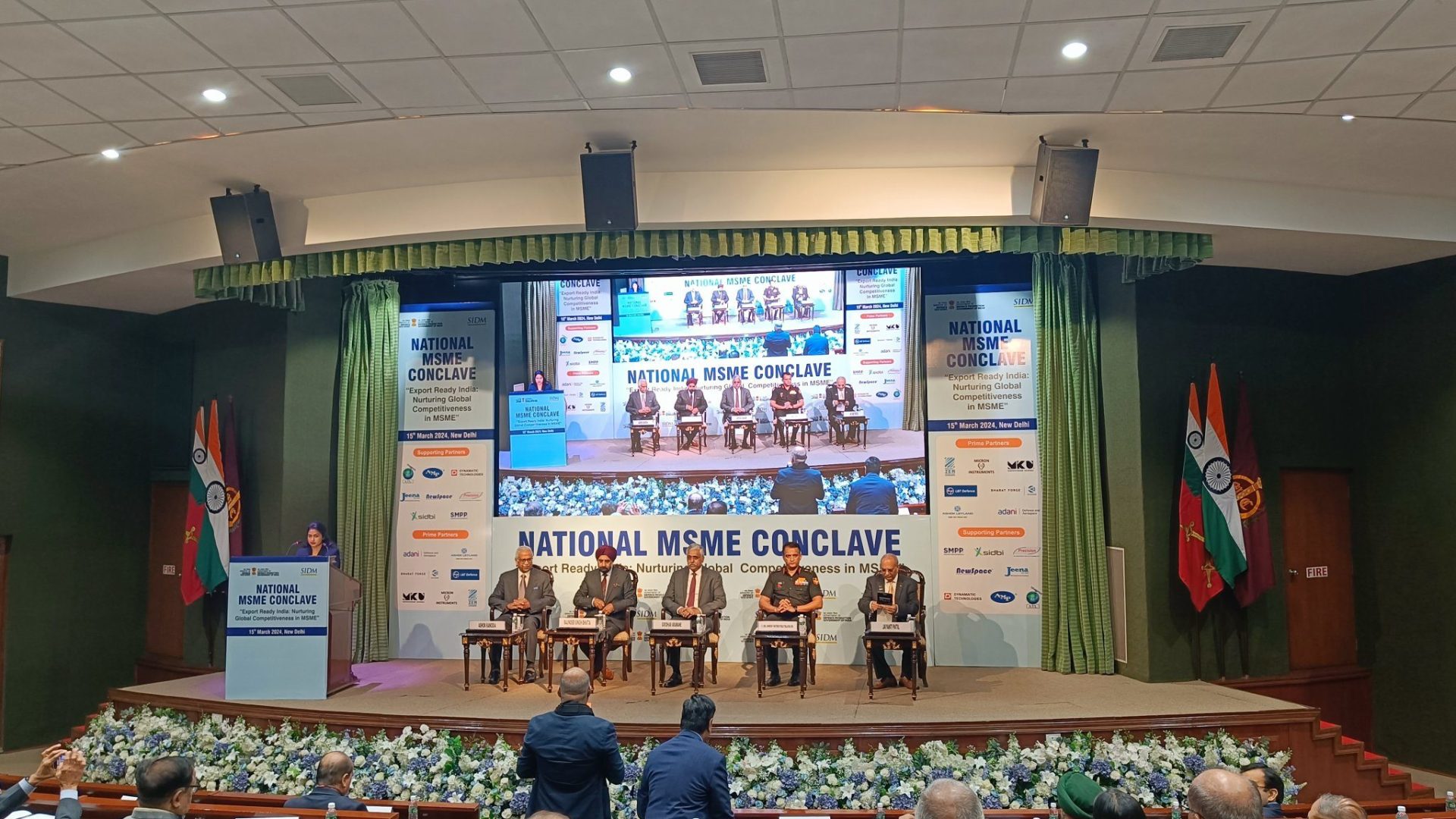 Lt Gen Jp Mathew Addresses National Defence Msme Conclave On Export 