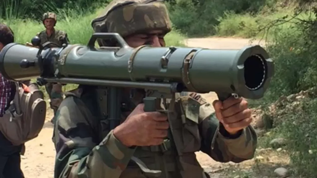 indian soldier with carl gustav