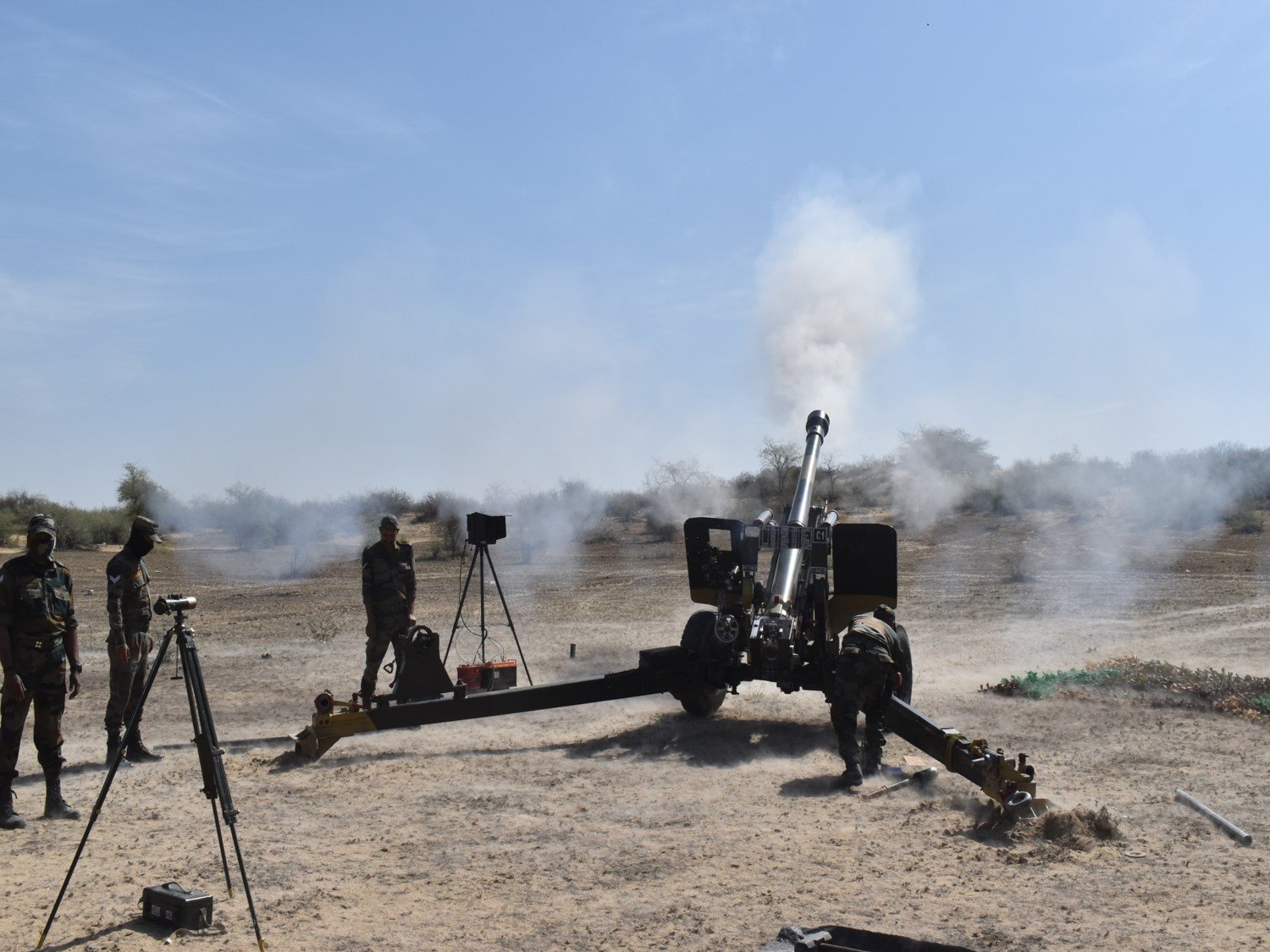 Indian Army Panther Gunners Excel in Field Firing Exercise