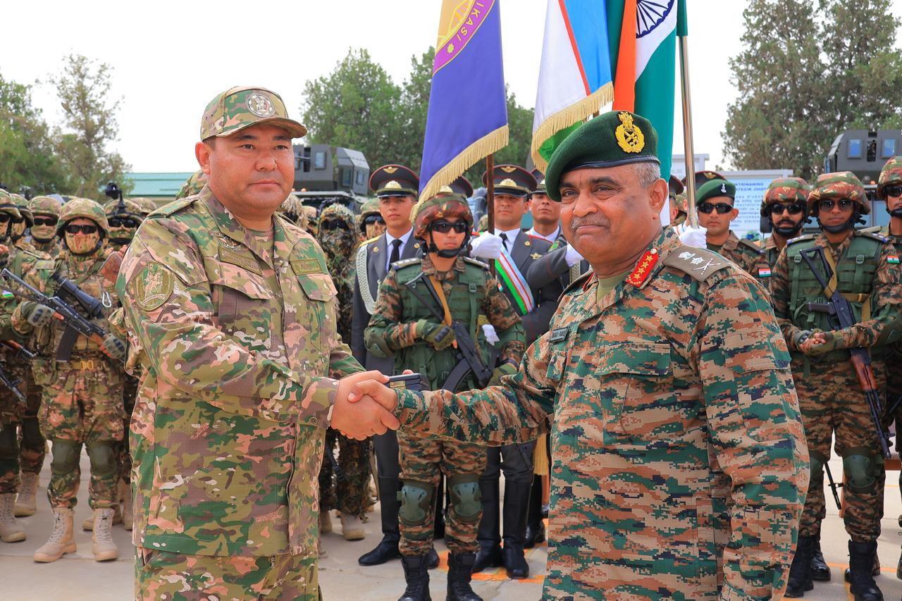 India-Uzbekistan Friendship Fortified Through Joint Military Exercise ...